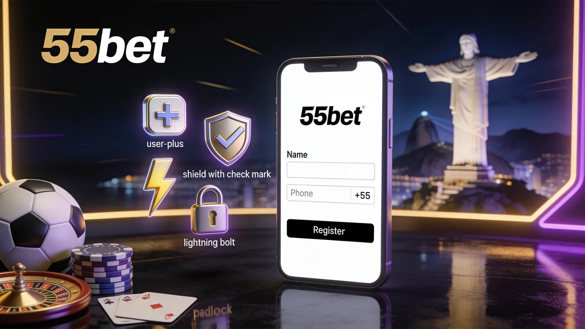 Como se cadastrar no 55bet? para jogadores no Brasil