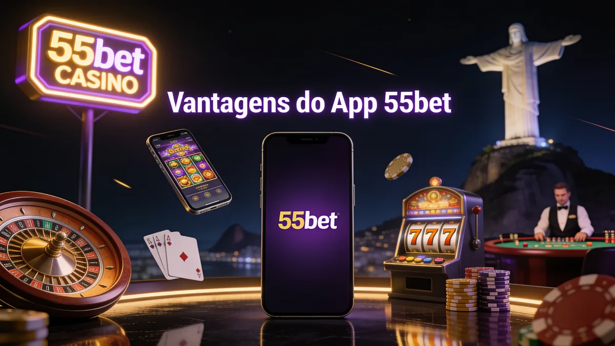 55bet no Brasil — Vantagens do App 55bet